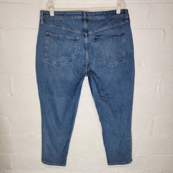 Old Navy Women's Size 18 Jeans OG Straight High Rise Secret Slim Pockets - Picture 2 of 4